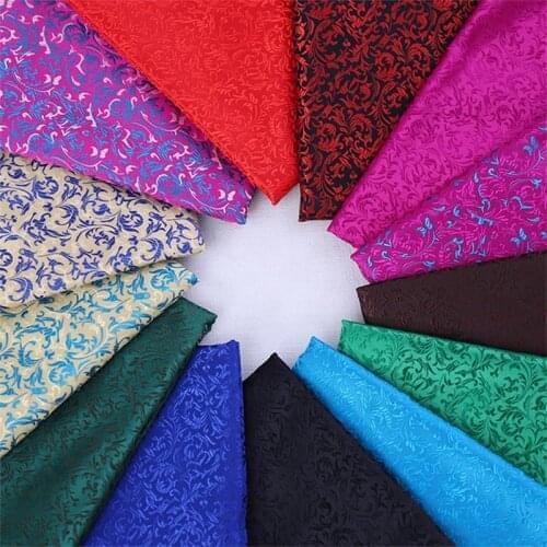 Jacquard fabric brocade clothing fabric material for sewing cheongsam and kimono for DIY