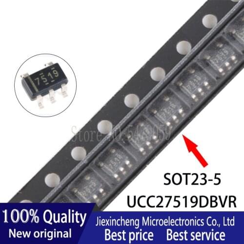 10PCS UCC27519DBVR marking:7519 UCC27519DBVT UCC27519 SOT23-5 New original