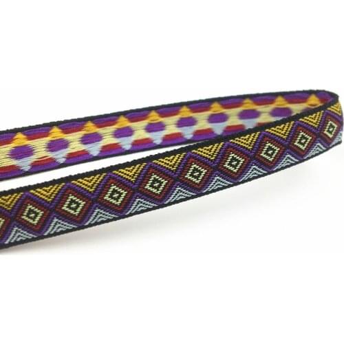 5Yards 12mm 1/2" Woven Jacquard Ribbon Diamond Printing Handmade Clothing Accessories Ribbon Bakery Birthday Gift Packaging