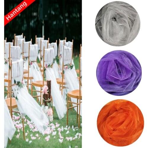 72CM X 10M Crystal Tulle Organza Sheer Tissue Tulle Roll Spool Craft Gauze Element Tutu Skirt Marry Party Decoration 5zSH015-2