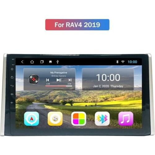 4G+32G Android 10.0 Car Radio Player For TOYOTA RAV4 2019- Car GPS Nagavition With Wifi 4G Backup Camera Support USB DVR