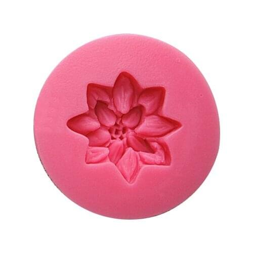 Free shipping a flowers cooking tools fondant DIY cake silicone moulds chocolate baking decoration candy Resin craft