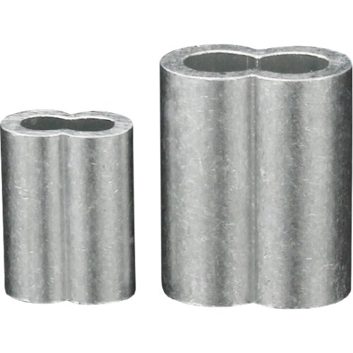 Double orifice of figure wire rope clamp aluminum clip M1.5 M3 M5 M8 Auminum stick