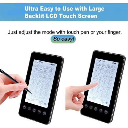 EMS Tens Machine Unit Electric Massager Pulse Muscle Stimulator Electrode Pads Digital Therapy Pain Relief Machine