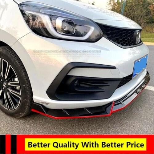 UBUYUWANT A Set Car Front Bumper Lip Body Kit Diffuser Deflector Spoiler Splitter Lip Guard For Honda For Fit For Jazz 2020