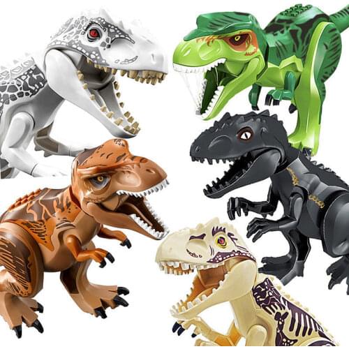 Jurassic Dinosaur DIY Assembly Building Blocks Dino Toys Jurassic World Bricks Christmas Birthday Gift Educational Toy Legoings