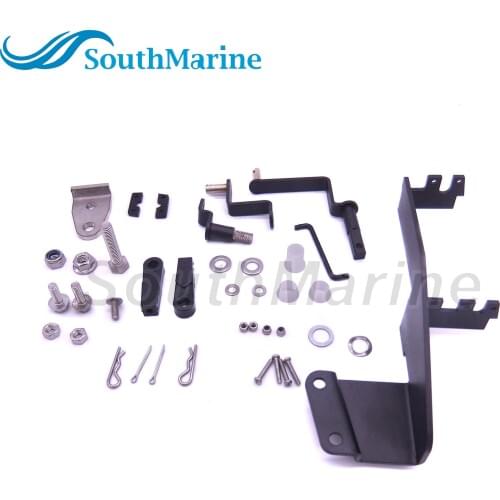 Boat Motor 63V-48501-00 Remote Control Attachment Kit for Yamaha Outboard Parsun 9.9HP 15HP Outboard Engine