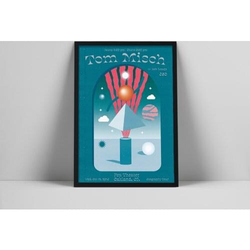 Tom Misch Gig Poster Popular Music Album Star Art Canvas Painting Poster Egypt Color Pictures For Living Room Home Decor Gift