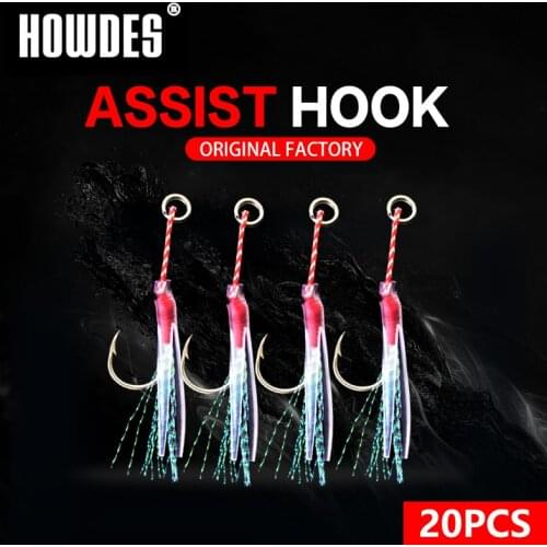 Slow Jig Hook Assist Hook Fishing Hook Metal Jig Hook Jigging Spoon Saltwater Fishhook
