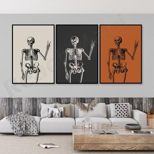 Skull prints, Halloween prints, Halloween spooky decorations, peace signs, Halloween decorations, wall art prints, Halloween pos