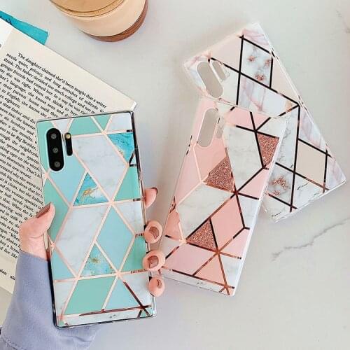 Luxury Marble Texture Phone Cases For Samsung Galaxy A50 A51 A10 M10 A20 A30 A30S A50S 71 A10S A20S A70 A90 Case Cover Capa