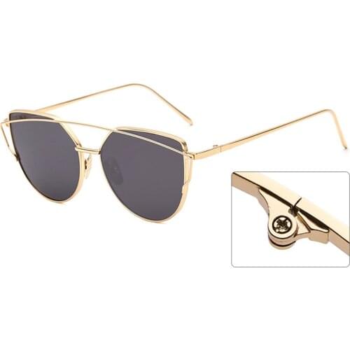 Fashion popular women sunglasses metal sun glasses