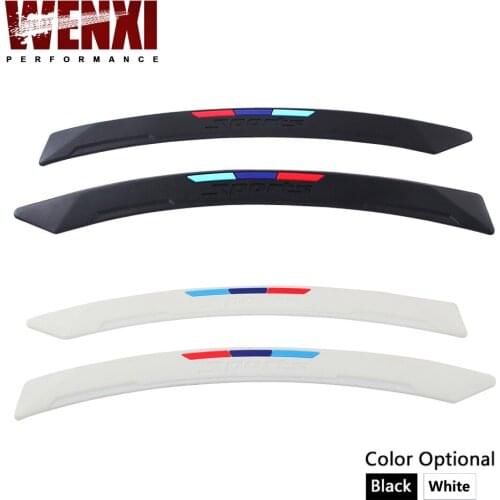 2 Pcs Car Fender Flares Arch Wheel Eyebrow Protector/mudguards Sticker Universal WX-CFF03