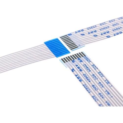 5 PCS FPC Flat Flexible Cable FFC Jumper Pitch 1.25 mm Spacing 10 Pin Same Contact Side isotropy Type A 200mm Tin Plated