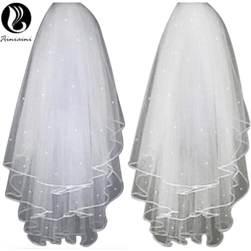 Свадебные кружевные фаты AINIAINI China At AliExpress