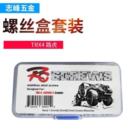 TRX4 RC Car Screw Stainless Steel Screws Box Repair Tool Kit for TRX-4 RC Accessories