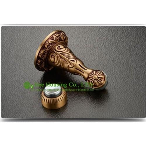 Free Shipping, Door Stopper / Door Holders, High suction & Wall mounted brass door stoppers