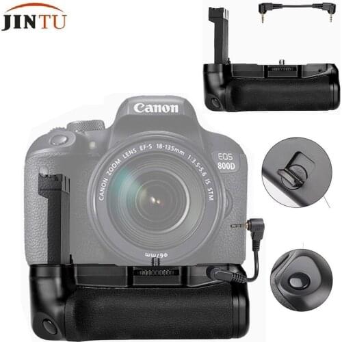 JINTU Vertical Shutter Battery Grip Holder For CANON EOS 800D/Rebel T7i/77D/Kiss X9i DSLR Camera
