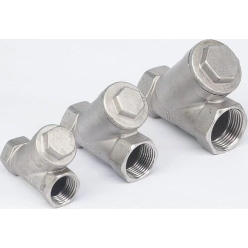 1/2" 3/4" 1" 1-1/4" 1-1/ 2" BSP Female 304 Stainless Steel Inline Y Filter Strainer 1.6 MPA -20 to 230 Degree C