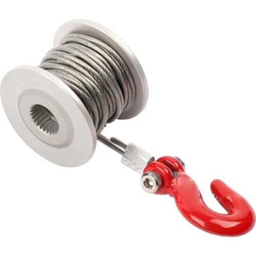 GRC 25T Servo Winch Drum RC Rock Crawler Steering Gear Winch Upgrade Accessories