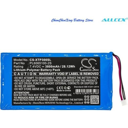 Cameron Sino 3800mAh Diagnostic Scanner Battery PL6065100-2S for XTOOL EZ300 Pro, EZ400 Pro, i80 Pad