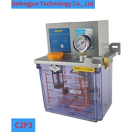 China BAOTN AC electric 220V motor auto gear pump central lubrication system 3l grease lubrificant pumpgrease pump cnc