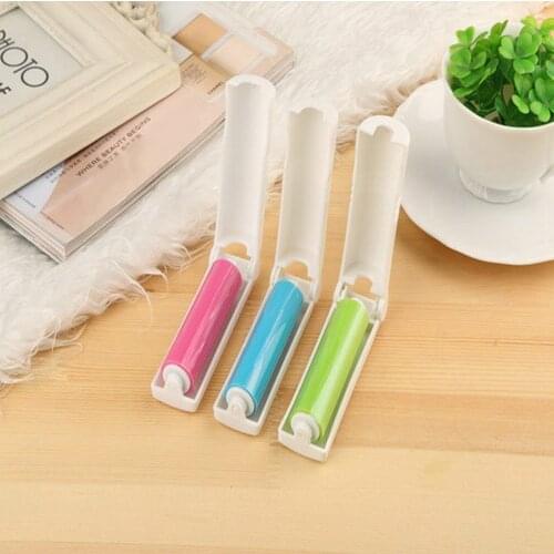 Sticky Portable Washable Dust Lint Roller With Cover For Hair Clothes Fluff Dust Catcher Dust Drum Lint Roller Cleaning Brushes