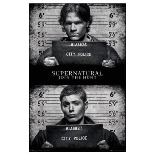 Lot style Choose SUPERNATURAL Art print Silk poster Home Wall Decor