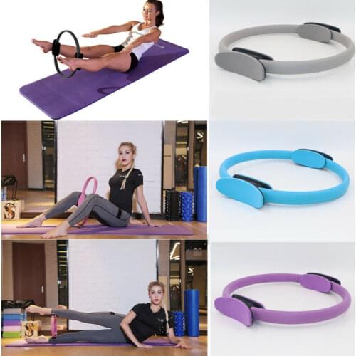 Fitness Yoga Shape Pilates Ring Dual Grip Magic Circle Body Exercise Weight Yoga Tool Kit