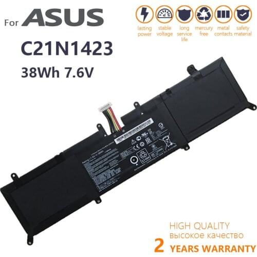 Genuine C21N1423 Laptop battery for ASUS X302L X302LJ X302LA R301LA F302LJ F302U X302LJ-R4073/R4036H 7.6V 38WH batteria