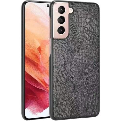 New Arrivals Simplicity Crocodile pattern leather Mobile phone case for Samsung galaxy S21 S20 Plus Ultra NOET 10 20 PLUS case