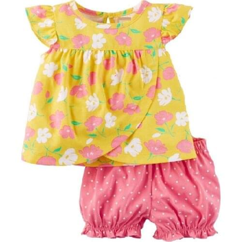 2-7 Year Wear Summer Style Baby Girl Boy Home Clothing Set Childrens Pajamas Cotton O-Neck Pijama Set Infantil Sleepwear S89