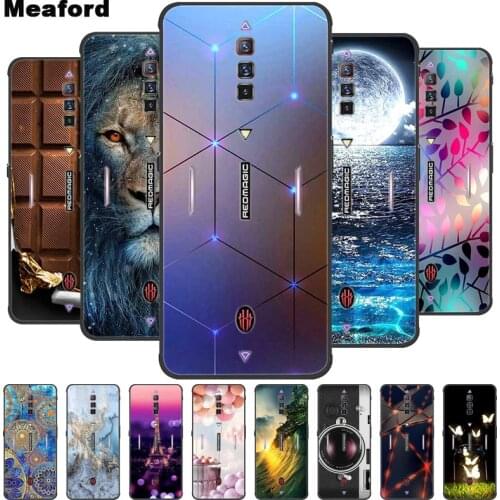 For ZTE Nubia Red Magic 6 Pro Case Shockproof Soft silicone TPU Back Cover For ZTE Nubia Red Magic6 Pro Phone Cases Cute Cartoon