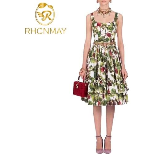 RHCNMAY Summer Dresses With Print