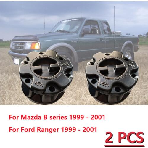 2PCS FREE WHEEL Locking hubs FOR MAZDA B Series Fighter 99-01 FOR FORD Ranger 99-01 Courier --90 B038 S234-33-205C S23433205