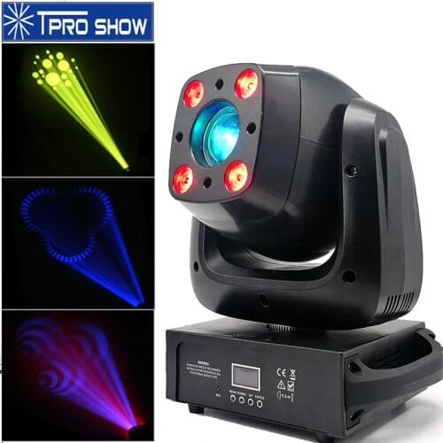 100W Moving Head Spot 4x10W LED Wash 2 In 1 Stage Light Gobo Prism Zoom Movinghead Dmx Music Control Mode 2019 Designed for Club