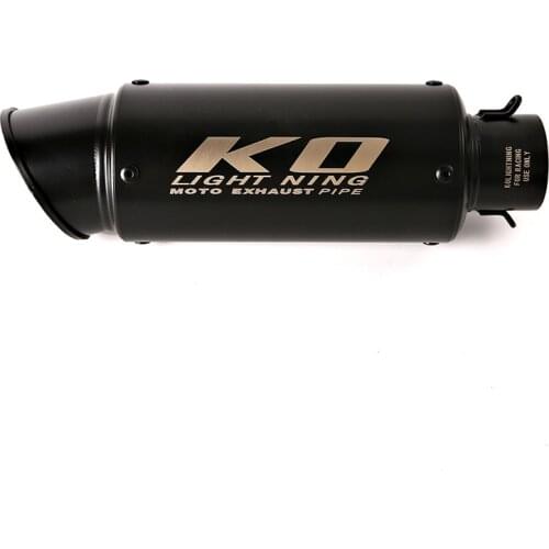 Universal Motorcycle Exhaust System Baffle Muffler Silencer DB Killer Tip Escape for Motorbike Dirt Bike ATV