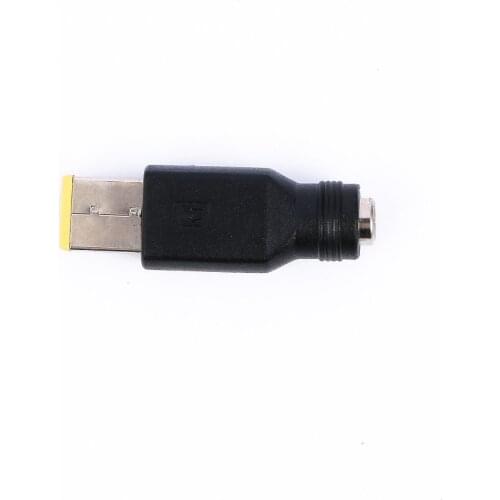 Round Jack To Square End Laptop DC Power Charger Adapter Plug Converter For Lenovo ThinkPad Yoga 11S etc