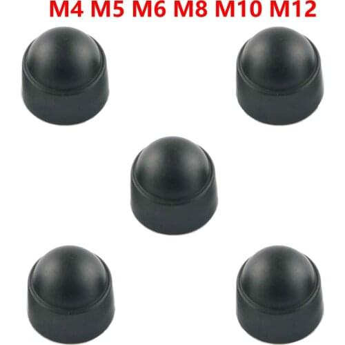 5PCS M4 M5 M6 M8 M10 M12 Bolt Nut Dome Protection Caps Covers Exposed Hexagon Plastic