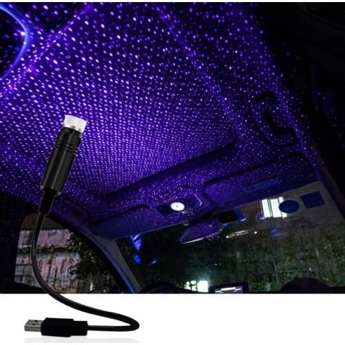 Starry Light Car Ceiling Interior Light Romantic USB LED Atmosphere Night Light Decoration for Home Room Party Ceiling