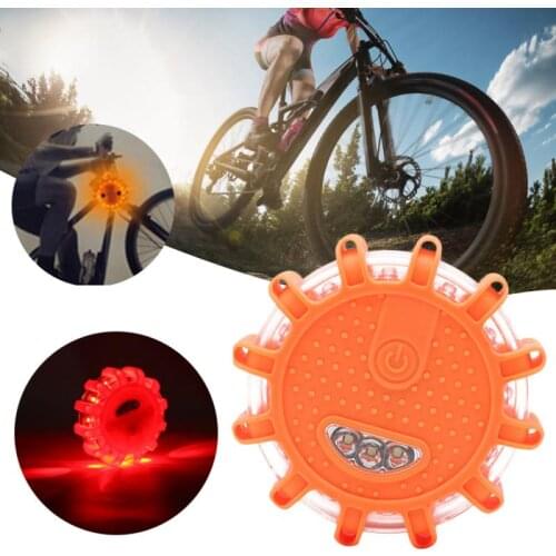 1Pcs LED Emergency Magnet Flashing Warning Night Lights Safety Road Flare Emergency Lights with Magnetic Base for Car Truck Boat
