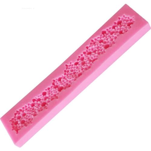 20.5*4.5cm Christmas Cake Tools Pearl 3D Silicone Mold Fondant Mold Cake Decorating Tools Baking Soap Candy Mold