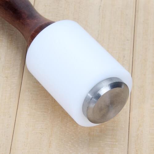 21 x 5 cm Leather Carve Hammer Strengthen Wooden Material Leather Cutting Hammer Craft Stamping Tool high quality hot new 2018