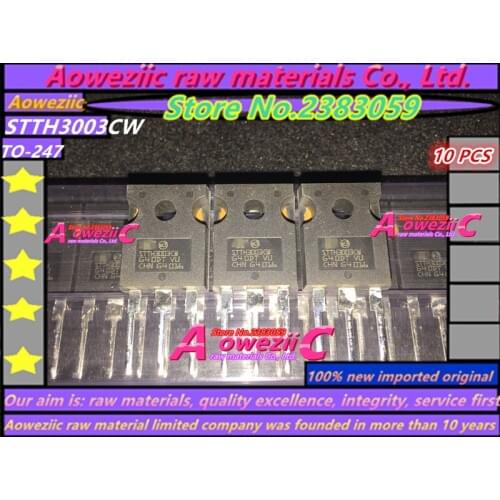 Aoweziic 100% new imported original STTH3003CW STTH3003 TO-247 fast recovery diode 30A 300V