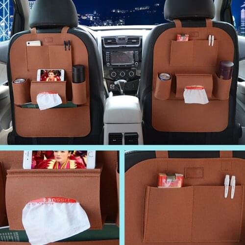 Car Storage Bag Universal Back Seat Organizer Box car Accessories for Cadillac XTS SRX ATS CTS/Renault Koleos Fluenec Latitude