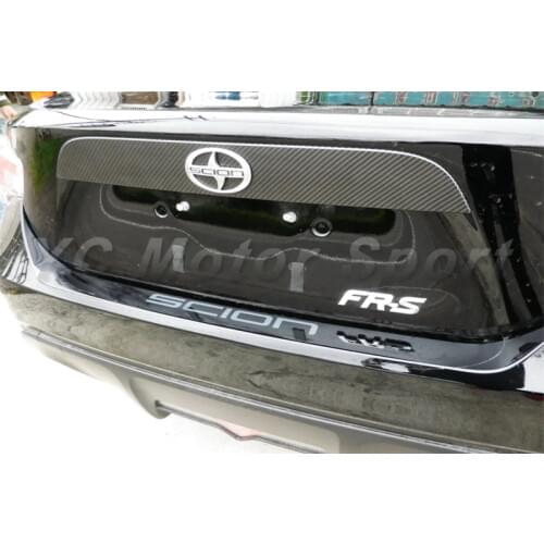 Car Accessories Dry Carbon Fiber Trunk Emblem Cover Fit For GT86 FT86 ZN6 FR-S BRZ ZC6 Trunk Emblem Cover Car-styling