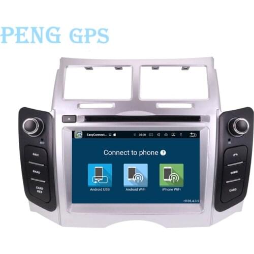 Android 9 Car DVD player GPS Navigation for Toyota Yaris 2005-2011 Head Unit Multimedia Player Stereo Radio Car Recorder Newest