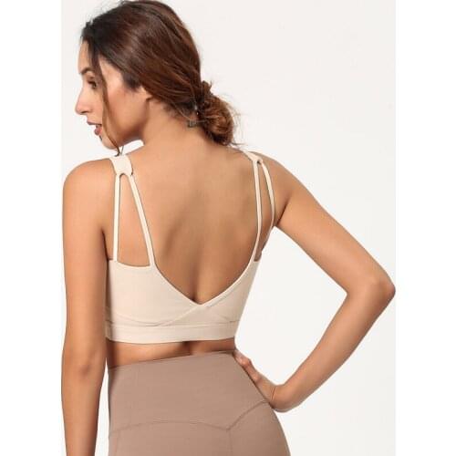 Sports Bra Gym Fitness Bra For Women Tank Tops Yoga Bra Workout Sports Crop Tops With Removable Pads