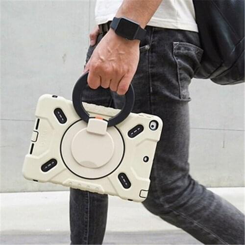 Camoro Tablet holder Cover Kids Case for iPad Air 3 7th Generation 10.2 inch Lightweight Flexible Shockproof Folding Ipad Case