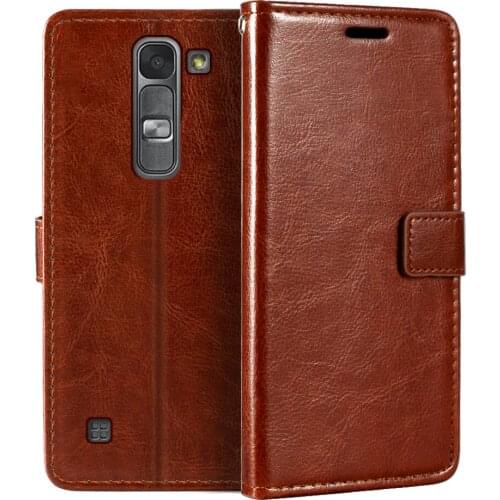 Case For LG Magna Wallet Premium PU Leather Magnetic Flip Case Cover With Card Holder And Kickstand For LG G4 Mini LG G4C